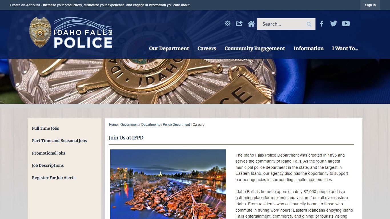 Join Us at IFPD | Idaho Falls, ID
